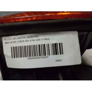 Recambio de piloto delantero derecho para bmw serie 5 berlina (e34) 520i (110kw) referencia OEM IAM   