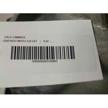 Recambio de caja cambios para daewoo matiz 0.8 cat referencia OEM IAM   