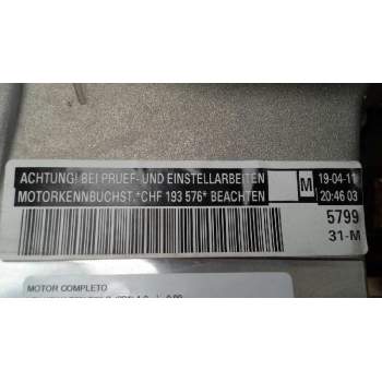 Recambio de motor completo para volkswagen polo (6r1) 1.2 referencia OEM IAM CHF  