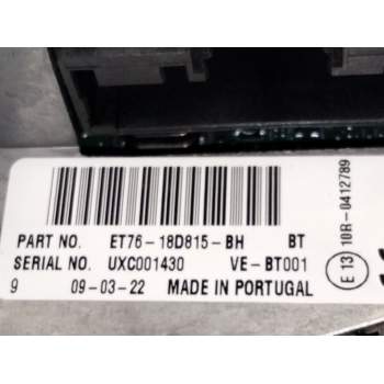 Recambio de sistema audio / radio cd para ford transit courier referencia OEM IAM ET7618D815  