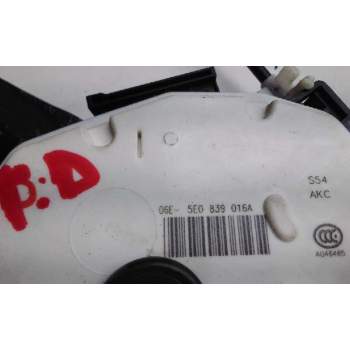 Recambio de cerradura puerta trasera derecha para skoda rapid active referencia OEM IAM 5E0839016A  