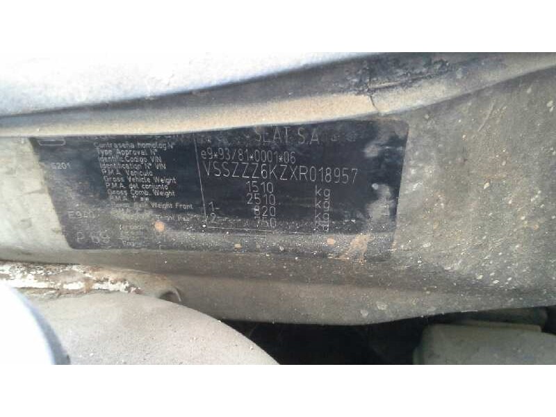 seat cordoba berlina (6k2) del año 1998