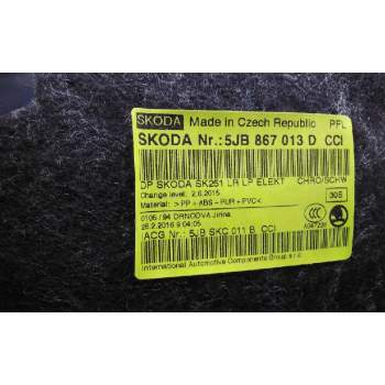 Recambio de guarnecido puerta delantera izquierda para skoda rapid active referencia OEM IAM 5JB867013D HO5JA02L 