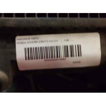 Recambio de radiador agua para honda accord (cb/cc) 2.0 cat referencia OEM IAM   