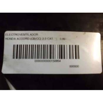 Recambio de electroventilador para honda accord (cb/cc) 2.0 cat referencia OEM IAM   
