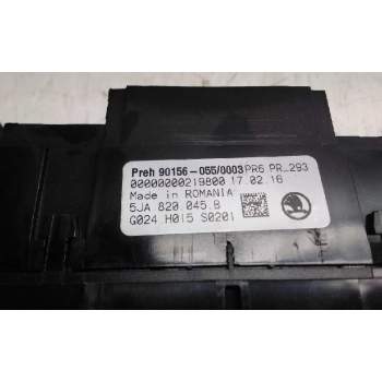 Recambio de mando calefaccion aire acondicionado para skoda rapid active referencia OEM IAM 5J4820045B  