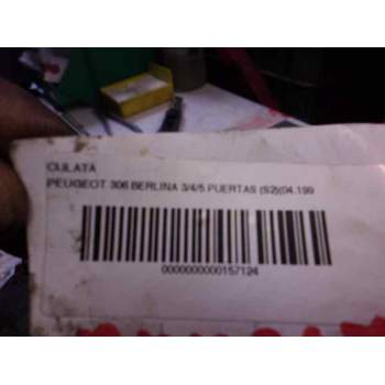 Recambio de culata para peugeot 306 berlina 3/4/5 puertas (s2) 1.9 turbodiesel cat referencia OEM IAM   
