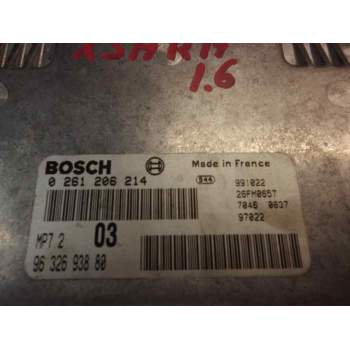 Recambio de centralita motor uce para citroën xsara berlina 1.6 lx referencia OEM IAM 0261206214 9632693880 26FM0657