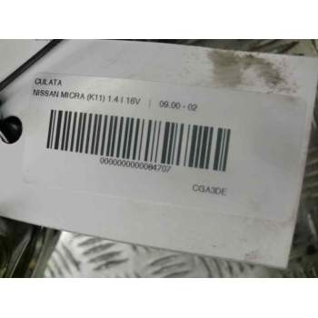 Recambio de culata para nissan micra (k12e) 1.4 cat referencia OEM IAM 4F1UK  44567