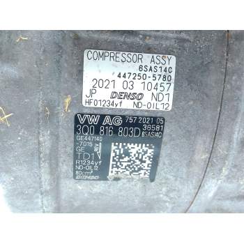 Recambio de compresor aire acondicionado para audi q3 (f3b) 35 tdi referencia OEM IAM 3Q0816803D  