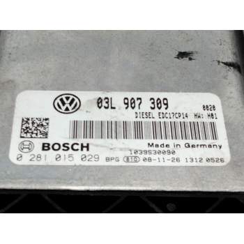 Recambio de centralita motor uce para volkswagen passat cc b6 (357) 2.0 tdi referencia OEM IAM 03L907309 0281015029 