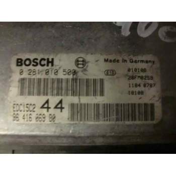 Recambio de centralita motor uce para peugeot 206 berlina 1.4 hdi referencia OEM IAM 0281010500 9641606980 BOSCH