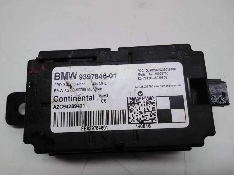Recambio de modulo control mando para bmw serie 3 gran turismo (f34) 320d referencia OEM IAM 939784601  