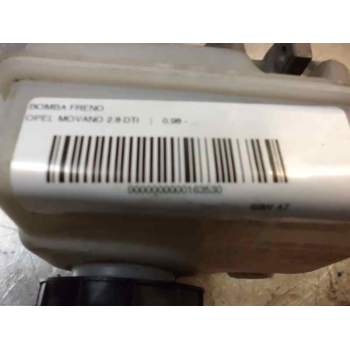 Recambio de bomba freno para opel movano 2.8 dti referencia OEM IAM   