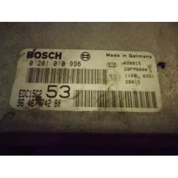 Recambio de centralita motor uce para citroën xsara picasso 2.0 hdi 90 sx top referencia OEM IAM 0281010996 9646774280 BOSCH