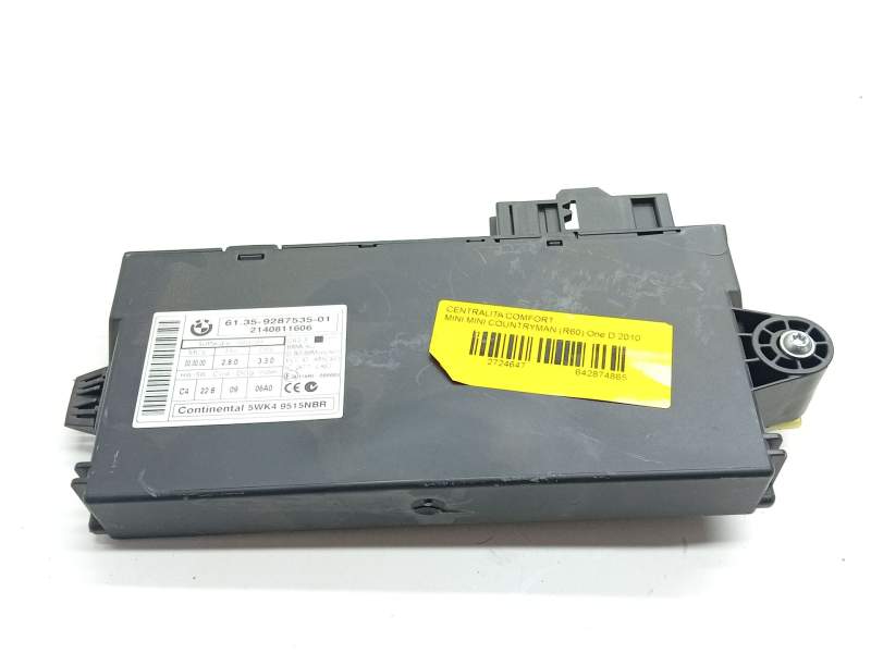 Recambio de centralita comfort para mini mini countryman (r60) one d referencia OEM IAM 928753501  