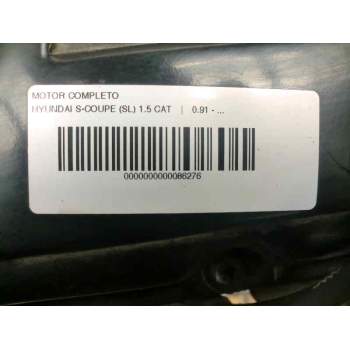 Recambio de motor completo para hyundai s-coupe (sl) 1.5 cat referencia OEM IAM G4DJ  45598