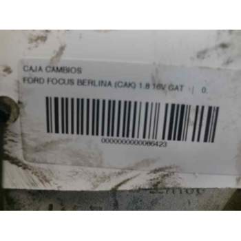 Recambio de caja cambios para ford focus berlina (cak) 1.8 16v cat referencia OEM IAM XS4R  45697