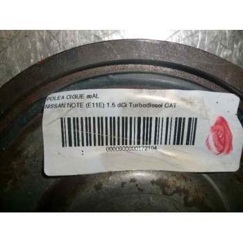 Recambio de polea cigueñal para nissan note (e11e) 1.5 dci turbodiesel cat referencia OEM IAM   