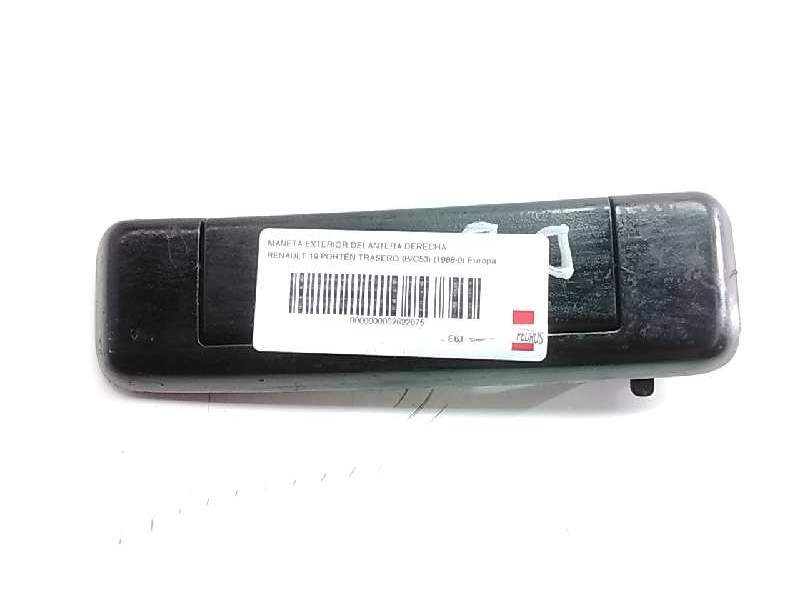 Recambio de maneta exterior delantera derecha para renault 19 hatchback (b/c53) europa referencia OEM IAM 7700793253  