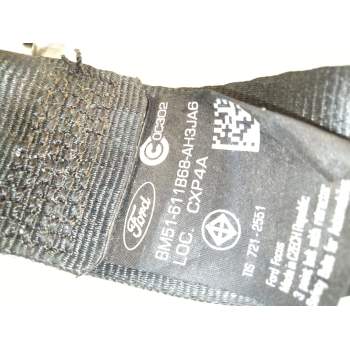 Recambio de cinturon seguridad trasero derecho para ford focus iii 1.0 ecoboost referencia OEM IAM BM51611B68  
