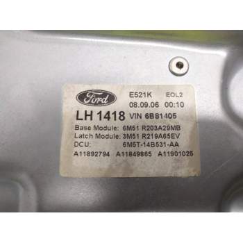 Recambio de elevalunas delantero izquierdo para ford focus c-max (dm2) 1.8 tdci referencia OEM IAM 6M51R203A29  