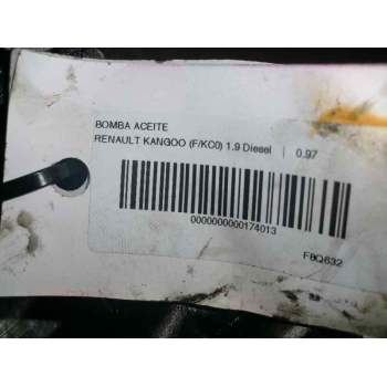 Recambio de bomba aceite para renault kangoo (f/kc0) 1.9 diesel referencia OEM IAM   