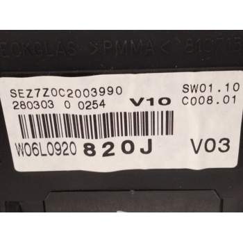 Recambio de cuadro instrumentos para seat cordoba (6l2) 1.9 tdi referencia OEM IAM 6L0920820  