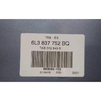 Recambio de elevalunas delantero derecho para seat ibiza (6l1) reference referencia OEM IAM 6L3837752BQ  