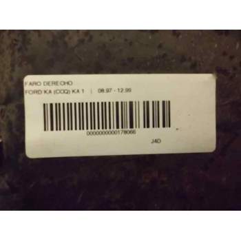 Recambio de faro derecho para ford ka (ccq) básico referencia OEM IAM   
