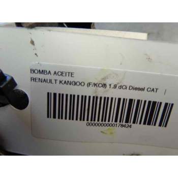Recambio de bomba aceite para renault kangoo (f/kc0) 1.9 dci diesel cat referencia OEM IAM   