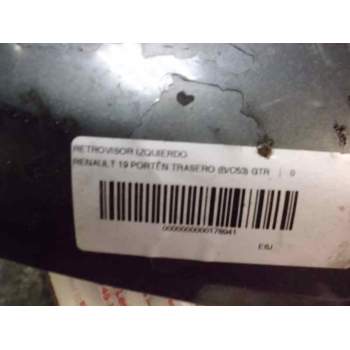 Recambio de retrovisor izquierdo para renault 19 hatchback (b/c53) 1.4 referencia OEM IAM 7701366325  