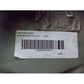 Recambio de faro izquierdo para saab 900 berlina 2.0 s referencia OEM IAM 4480992  