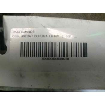 Recambio de caja cambios para opel astra f berlina 1.6 16v referencia OEM IAM   47327