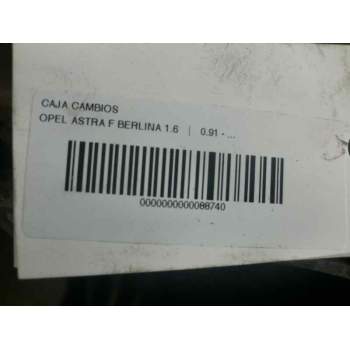 Recambio de caja cambios para opel astra f berlina 1.6 referencia OEM IAM   47327