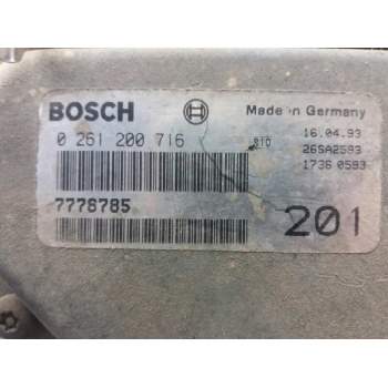 Recambio de centralita motor uce para lancia y10 1.1 cat referencia OEM IAM 0261200716 7778785 26SA2593