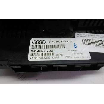 Recambio de mando calefaccion aire acondicionado para audi a3 (8p) 1.6 ambiente referencia OEM IAM 8P0820043M  