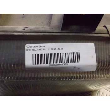 Recambio de faro izquierdo para seat ibiza (6k) clx referencia OEM IAM 6K1941015L  