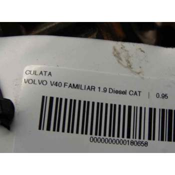 Recambio de culata para volvo v40 familiar 1.9 diesel cat referencia OEM IAM D4192T3  