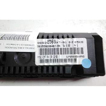 Recambio de pantalla multifuncion para citroën c3 1.4 collection referencia OEM IAM 98832560XT  