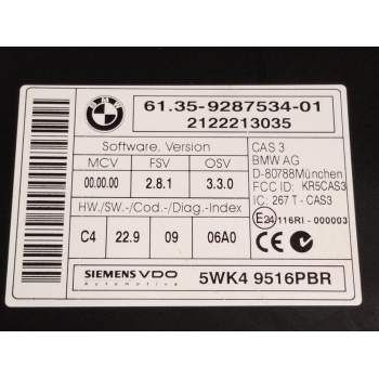 Recambio de modulo electronico para bmw x5 (e70) xdrive 30 d referencia OEM IAM 9287534  