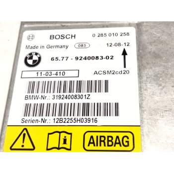 Recambio de centralita airbag para bmw x5 (e70) xdrive 30 d referencia OEM IAM 924008302  