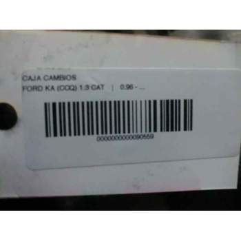 Recambio de caja cambios para ford ka (ccq) 1.3 cat referencia OEM IAM 97WTED  48815