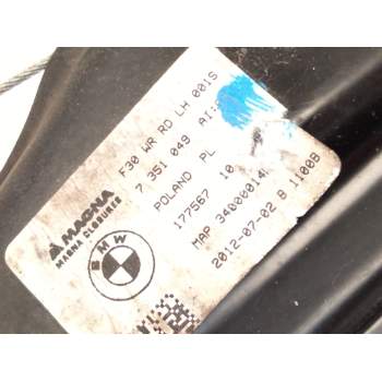 Recambio de elevalunas trasero izquierdo para bmw 3 (f30, f80) 318 d referencia OEM IAM 7351049  