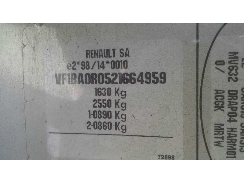 renault megane i fase 2 berlina (ba0) del año 2000