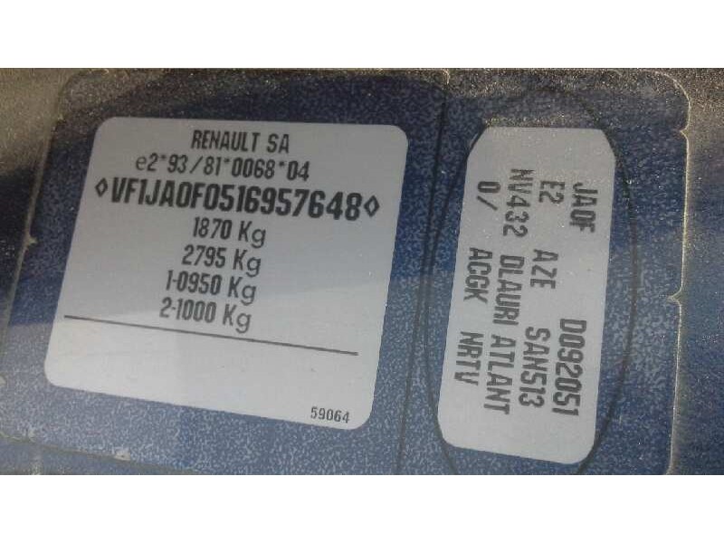 renault megane i scenic (ja0) del año 1997