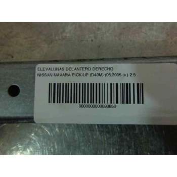 Recambio de elevalunas delantero derecho para nissan navara pick-up (d40m) 2.5 dci diesel cat referencia OEM IAM   