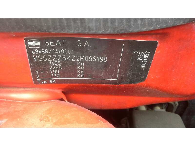 seat ibiza (6k1) del año 2001