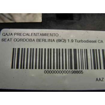 Recambio de caja precalentamiento para seat cordoba berlina (6k2) glx referencia OEM IAM   