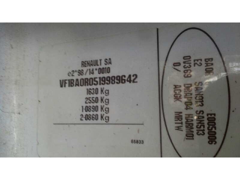 renault megane i berlina hatchback (ba0) del año 1999